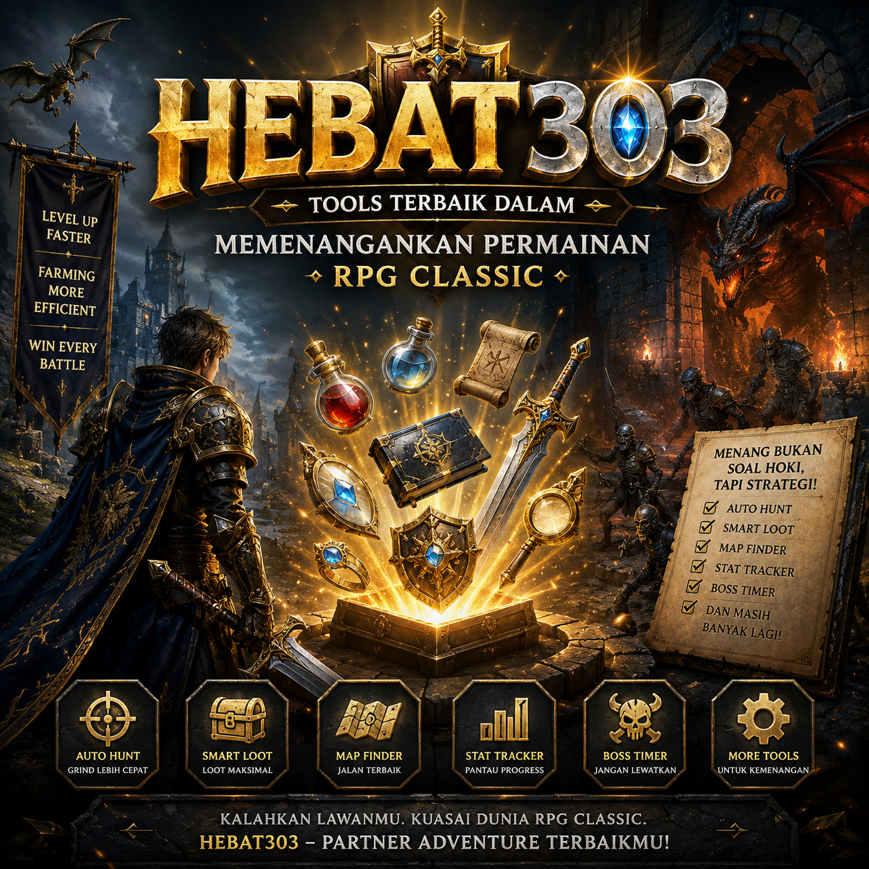 HEBAT303 : Tools Terbaik Dalam Memenangankan Permainan RPG Classic
